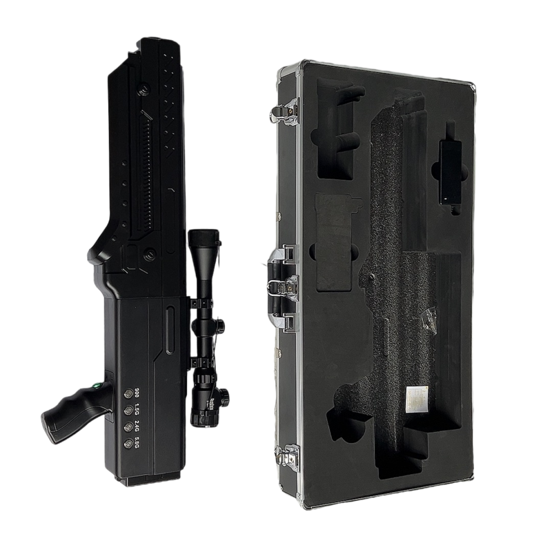  开平手持便携式枪型低空防御反制四通道A型